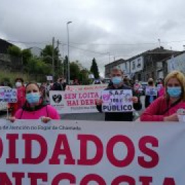 Las trabajadoras gallegas de atención domiciliaria se rebelan contra la precariedad y las privatizaciones