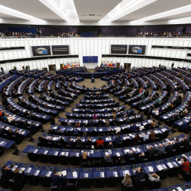 El interior del Parlamento Europeo