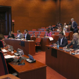 Sessió de la Comissió d'Afers Institucionals al Parlament