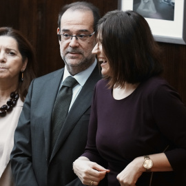 Dimitry Berberoff durante un acto de la Asociación Profesional de la Magistratura, en Bilbo, a 1 de diciembre de 2023.