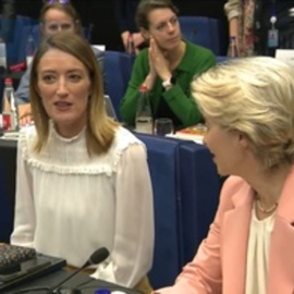 La presidenta de la Comisión Europea, Ursula von der Leyen, presenta su equipo de comisarios para la próxima legislatura