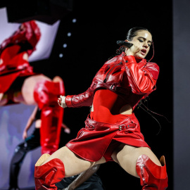 23/07/2022 - Rosalía, en una de les seves actuacions al Palau Sant Jordi.