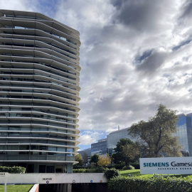 Edificio de la sede de Siemens Gamesa en Madrid. E.P./Eduardo Parra