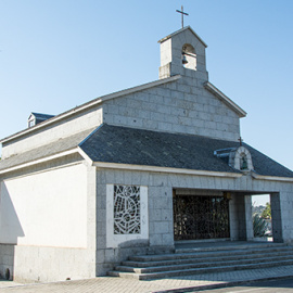 Capilla donde se encuentran los restos de Carmen Franco en el cementerio de Mingorrubio.- J. GÓMEZ