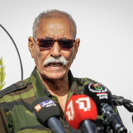 El líder del Frente Polisario y presidente de la República Árabe Saharaui Democrática (RASD), Brahim Ghali