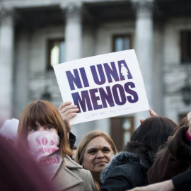 Imagen de archivo de una manifestación contra la violencia de género.