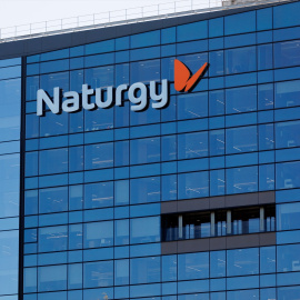 Fachada de la sede de Naturgy, a 4 de abril de 2023, en Madrid (España).