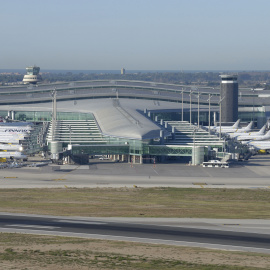 Exterior de la Terminal T1 del Aeropuerto de Barcelona-El Prat.