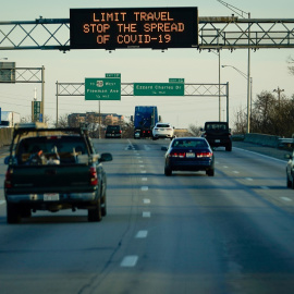 Una carretera de Ohio.