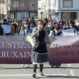 Manifestación en apoyo a las 87 mujeres que en 2019 fueron grabadas “sin autorización”.