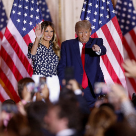 Donald Trump, durante presentación de su candidatura para 2024.