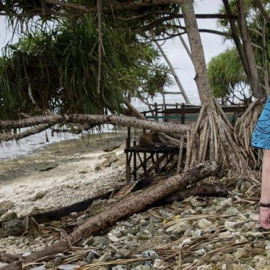 El secretario general de la ONU, António Guterres, visitó Tuvalu para concienciar sobre la crisis climática.