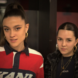 Felinna Vallejo y Laura Bonsai, integrantes de Las Ninyas del Corro.