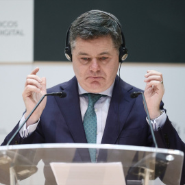 El presidente del Eurogrupo y ministro de Finanzas irlandés, Paschal Donohoe..