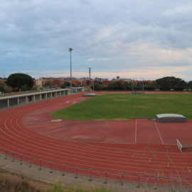 Imatge de la pista d'atletisme de Cambrils.