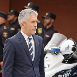 El ministro del Interior, Fernando Grande-Marlaska, durante un evento policial, a 20 de septiembre de 2024, en Valladolid.