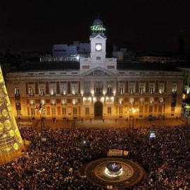 El Ayuntamiento limita a 25.000 personas el aforo de la Puerta del Sol en Nochevieja./EFE