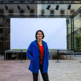 Judit Carrera, al pati del CCCB.