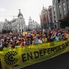 Manifestación en defensa de Madrid Central./EFE