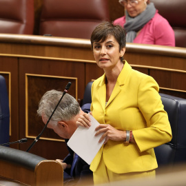 25/09/2024 La ministra de Vivienda, Isabel Rodríguez, en una sesión en el Congreso de los Diputados este mes de septiembre.