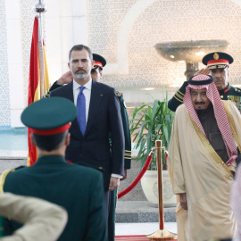 Felipe VI y Salmán bin Abdulaziz