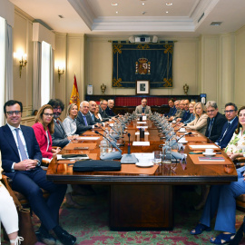 Reunión del Pleno del Consejo General del Poder Judicial (CGPJ).