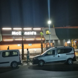 La franquicia de McDonald's abierta en El Aaiún, Sháhara occidental.