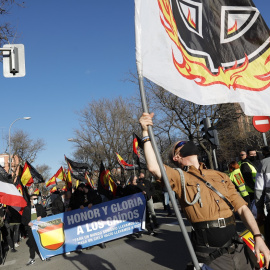 Manifestantes de ultraderecha