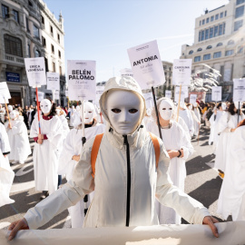 14/07/2024 Miles de personas se manifiestan contra la violencia machista durante  el 25N. Foto de archivo.