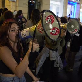 Concentración por el Día Internacional de la Eliminación de la Violencia contra la Mujer, a 25 de noviembre de 2022 en Sevilla (Andalucía, España).