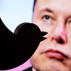 Imagen del logo de Twitter y Elon Musk - 16/12/2022