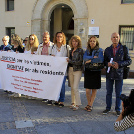 Concentración afectados DomusVi en Alcoy