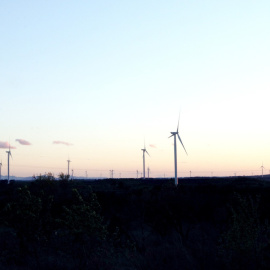 Una imatge del parc eòlic de Vilalba dels Arcs, a la Terra Alta.