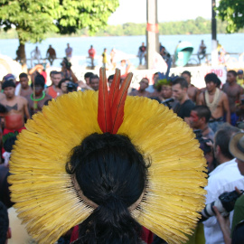 Reunión para la apertura del núcleo regional del Acampamento Terra Livre 2021, en Altamira (estado de Pará). — Cobertura Colaborativa ATL 2021