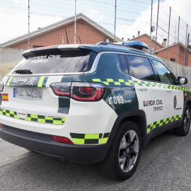 Un coche de la Guardia Civil