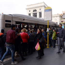 Transporte público de Roma.AFP/Filippo Monforte