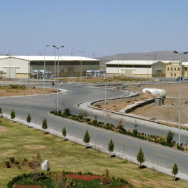 Vista del complejo de uranio enriquecido de Natanz en Irán