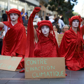 Sentada ecofeminista en Toulouse (Francia), a 16 de septiembre de 2023.