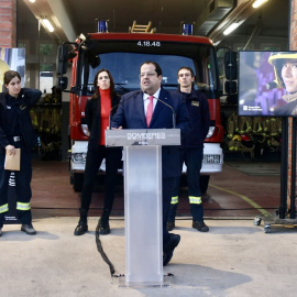 Presentació de les mesures per avançar en la igualtat de gènere al cos de Bombers al parc de Santa Coloma de Gramenet