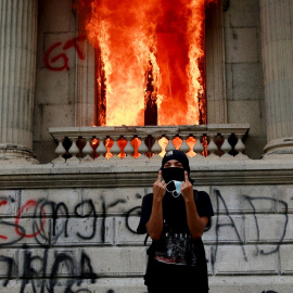 Protestas de este sábado en Guatemala