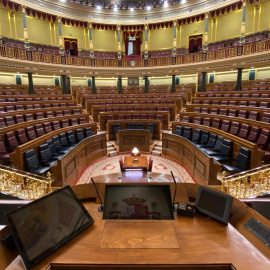 Vista general del Congreso de los Diputados desde la tribuna de oradores. E.P./Eduardo Parra