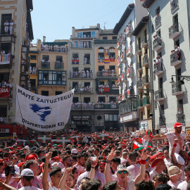 Inicio de los Sanfermines en Pamplona. REUTERS/Jon Nazca