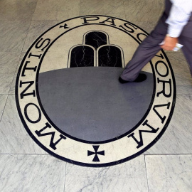 Logo del banco italiano Monte dei Paschi di Siena.