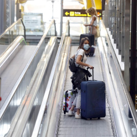 Zona de llegadas del Aeropuerto de Madrid-Barajas Adolfo Suárez, en una imagen de archivo del 30 de abril de 2021.