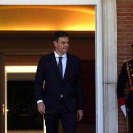 El presidente del Gobierno, Pedro Sánchez, en el palacio de La Moncloa. (JAVIER LIZÓN | EFE)