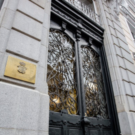 Entrada al Consejo General del Poder Judicial (CGPJ), en el edificio del Tribunal Supremo, en Madrid. E.P./Carlos Luján