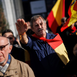 Franquistas en Plaza de Oriente