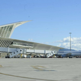 Imagen del aeropuerto de Bilbao.