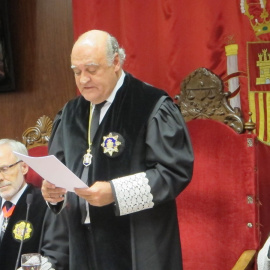 Joaquín Galve, presidente del Tribunal Superior de Justicia de Navarra, en una foto de archivo.