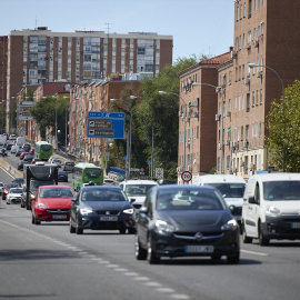 Coches en la A5